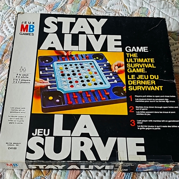 Vintage Stay Alive board game, great condition, nothing is missing - Picture 1 of 10